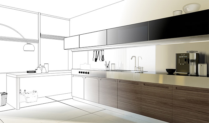Visualise your kitchen renovation