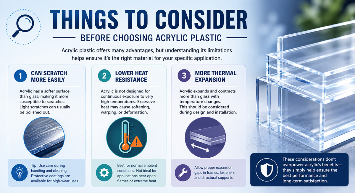 Things to consider before choosing Acrylic