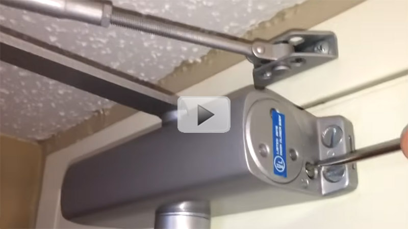 Door Closer Adjustment Video